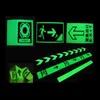 Luminous Tape Warning Band Glow In The Dark Wall Stickers Living Room Bedroom Home Decoration DIY Art Decal Fluorescent 220727