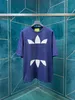 Herren-T-Shirts, Rundhalsausschnitt, bestickt und bedruckt, Sommermode im Polar-Stil mit reiner Street-Baumwolle T2d182B