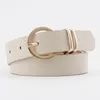 Alta calidad Black marrón blanco blanco rosa pantalón salvaje cinturón para mujer cinturones occidentales para mujeres Cintos de Mujer 220629