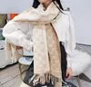 Classic Cashmere Scarf double-sided Jacquard Thick warm shawl 180 * 70 cm