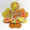 Sensory Decompression Bubble Kid DHL Toy Tie Reliever Autism Wholesal Stress Squishy Toys Adult Dye Push Aqbmv