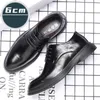 Sapatos sociais YEINSHAARS 6 cm Clássico Masculino Derby Plataforma Aumento de Altura Masculino Terno Formal Elevador Empresarial