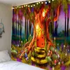 Tree Tapestry Beautiful Dream Wall Hanging Digital Printing Landscape Home Decoration Living Room Study J220804