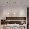 Pendant Lamps Gold Crystal Lights For Kitchen Island Lamp Ball Light Nordic Bedroom Hall Living Dining LoftPendant