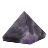Decorative Objects & Figurines Natural Crystal Pyramid Quartz Amethyst Reiki Healing Stone Chakra Meditation Point Home Decor Crafts Of Ston