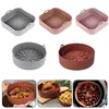 Airfryer friteuse accessoires outils de cuisson réutilisable Silicone Pot panier plaque à Pizza Grill cuisine gâteau outil de cuisson 220809