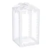 300PCS Clear PVC pudełko Opakowanie ślub/świąteczne przychylność opakowanie czekoladowa cukier