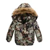 2022 Winterjongens jas voor kinderen jassen kinderen warme capuchon outfit dik fleece jas voor babyjongen kleding kostuum 2 3 4 5 6 j j220718