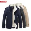 FGKKS Winter Men Solid Wool Blend Coat Quality Brand Men Trendy Stand Wool Jacket Warm Thick Casual Wool Coats Male LJ201110