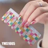 Set Mixed Glitter Powder Gradient Color Sexy Girl Nail Art Polish Sticker DIY pour orteil