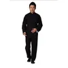 Abbigliamento etnico Giacca solida da uomo cinese Completo di pantaloni in lino di cotone di alta qualità Wu Shu Tai Chi Set blu navy Vestido