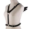 Kmvexo Wings Leather Harness Bondage Halterneck Beach Collarゴシックウエストショルダーネックレスセクシーなステートメントパーティージュエリーギフト8409303