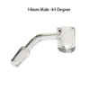 Smoking Hookah Quartz Bangers Bowls Slide Blender Slurper 14mm 18mm Male 45 90 Degree Angle Blend 20mm For Water Pipes Glass Bongs