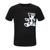 designer T-shirt Skull crystal dollar Fashion mens Summer Basic Solid print letter Casual Punk tops Tee man women luxury clothing bear short sleeve 100% cotton M-3XL