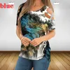 Zomer korte mouw dames t-shirt strapless mode plus size tops casual slanke korte mouw geprinte dames t-shirt tops 220511