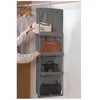 Storage Boxes & Bins 8 Slots Hanging Bag Home Handbag Organizer Non-Woven Holder PVC Purse Closet Hanger Display