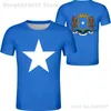 SOMÁLIA t camisa diy livre personalizado po nome número som camiseta nação bandeira soomaaliya república federal somali imprimir texto roupas 220702