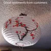 35 cm Plum Blossom Rotondo Lanterna di carta Paralume Lampada in stile orientale cinese Ristorante leggero Decorazione di nozze Decorazioni per la casa Regali 1 PZ 220811