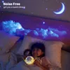 Night Light Planetarium Projector Solar System Projection Lamp 360 ° Justerbar med planeter Nebula Moon Star Tak Galaxy Kids Room Decor