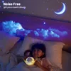 Night Light Planetarium Projector Solar System Projection Lamp 360 ° Justerbar med planeter Nebula Moon Star Tak Galaxy Kids Room Decor