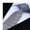 Slim Ties Skinny Tie Mens Necktie Polyester Plaid Fashion Neckties Black White Check Bowties Butterfly