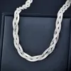 Cadenas Collar de acero inoxidable de hiphop para mujeres Rodalado de color de plata de oro Joya de fiesta de cuello de gargantilla 2022 351 LK6CHAINS