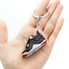 17 styles Sneaker Chaussures Kelechains Men Femmes créatives 3d Mini Soft PVC Basketball Gym Shoes Clean Chain Sac Car Cortes de voiture PENDANT ACCE8717679