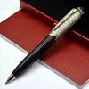 عالي الجودة من الفضة سيارات الحبر قلم الأعمال قرطاسية القرطاسية كتابة أقلام إعادة ملء هدية عيد ميلاد
