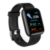 116plus Smart Watch Uomo Pressione sanguigna Impermeabile Smartwatch Donna Cardiofrequenzimetro Fitness Tracker Orologio Sport per Android IOS