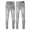 Mens Designer Jeans Ripped Jeans Denim Pants Man Slim Jeans Casual Hip Hop dragkedja byxor för manlig stretchbyxor JJ21 N14