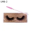 3D Mink Eyelashes 15 stijlen wimpers Pack Natuurlijke Dikke valse wimpers Handgemaakte make-up nep wimpers met oog wimper borstel 50 paren