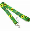 zonnebloem Lanyard voor sleutels Mobiele telefoon riem ID Badge houder Touw sleutelhanger Charms Diy sleutelhanger accessoires3294309