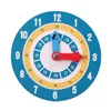 어린이 Montessori 목재 시계 시간 학습 교육 교육 도구 eonal 장난감 어린이 초등학교 영리한 보드 장난감 220628