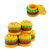 5ml hamburger silicone storage bottles smoking accessories silicone jar tool