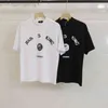 T-shirts pour hommes Nouveau designer européen et américain High Street Kanyes Meichao Lettres rétro Hip Hop Lâche Court Sve T-shirt Hommes Femmes Loisirs Long Tee