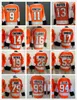 Movie College Ice Hockey Wears Jerseys Stitched 28ClaudeGiroux 53ShayneGostisbehere 11TravisKonecny 14SeanCouturier 17WayneSimmonds 19NolanPatrick Jersey