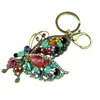 Keychains Backpack Hanging Ornament Key Rhinestone Pendant Decorative Shiny KeychainKeychains Forb22