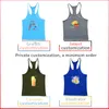 Summer High Quality Elastic Men Tank Tops Fashion DIY Custom Sleeveless Clothing Simple Print Solid Color T Shirts Y482 220607