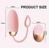 Nxy Eggs Kegel Exerciser 10cm Wireless Jump Vibrator Remoter Control Body Massager for Women Adult Sex Toy Product Lover Games 220421