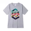 Cool lâche O Col Summer Imprimé MEM décontracté T-shirt court SEVE Coton Coton FabC Tshirt Taille S2XL1697301
