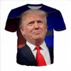 Novo moda masculina/mulher donald trump t-shirt estilo de verão