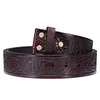 Ceintures KDG Western Cowboy Leather Embossed Craft Belt Jeans Accessoires