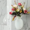Vases en silicone ventouse magique décoration murale créative vases aimants pour réfrigérateur suspendus couleur fluorescente douce CCE13985