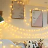 Dizeler 10/20/40 LEDS Yıldız Şekleli LED Peri Dize Işıkları Pille Çalışılan Tatil Noel Partisi Düğün Dekorasyonu Lightsled