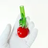 3,5-Zoll-Frucht-Kirsch-Tabakpfeife Hand-geblasenes Kräuter-Schüssel Glas Handraucher-Pfeife