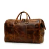 Duffel Bags Genuine Leather Men OL Business Travel Totes Large Capacity Duffle High QualityDuffel