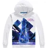 Erkek Hoodies Sweatshirts Anime Game Life Hoodie Sora Shiro Cosplay Baskı Hoody Erkekler Kadınlar Uzun Kollu Polar Malto Sonbahar İçin