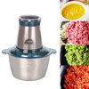 Double-speed Electric Meat Grinder Vegetable Cutter Minced Meat Chili Garlic Masher Household Baby Food Supplement Cooker WH0276