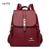 Zaino stile Bagwinter 2022 nuova borsa a tracolla moda in pelle da donna femminile Ladie School for Girl 220723