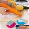 Fruit Vegetable Tools Kitchen Kitchen Dining Bar Home Garden Mtifunction Clean Brushes Protect Hand Dirt Easy Cleaning Carrot Potato Scru